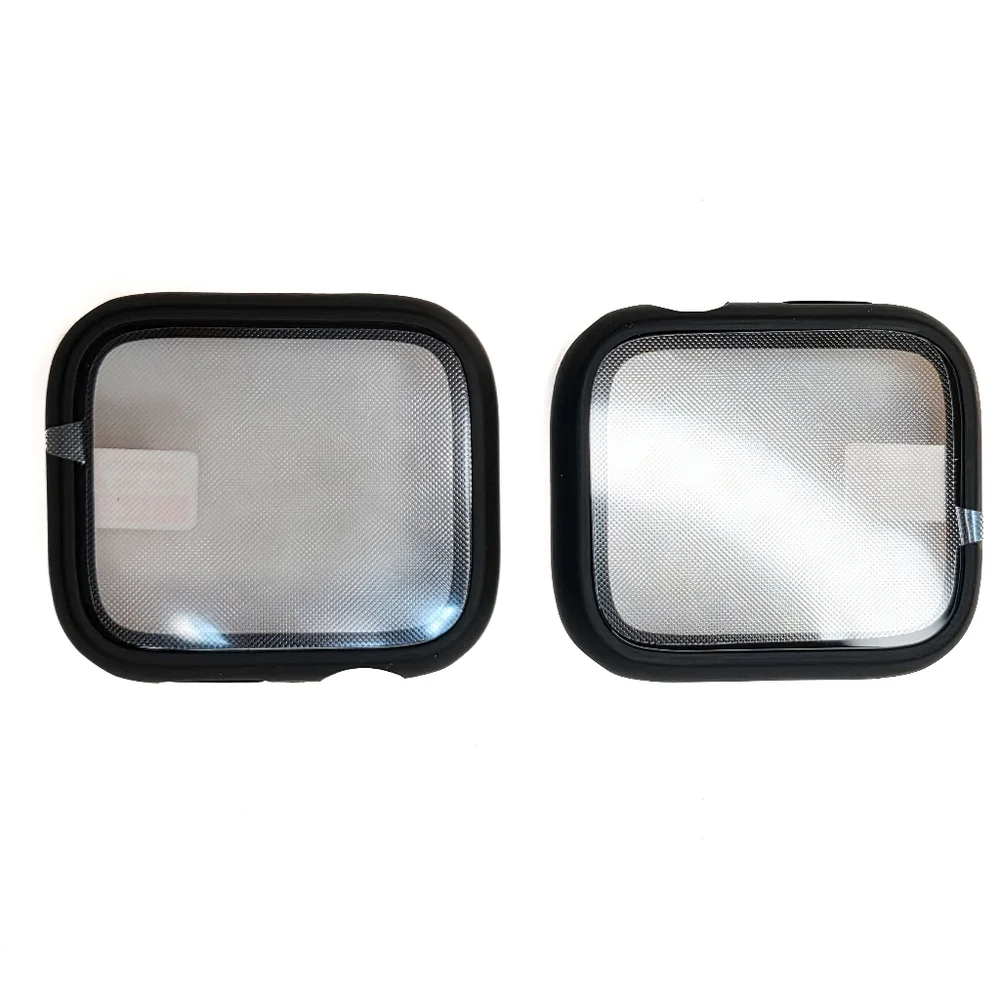 Apple Watch Screen Protectors 44mm Set Of 2 Waterproof Black Tempered Glass